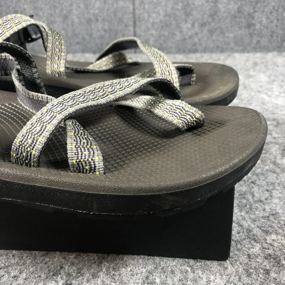 Chaco ZX2‎ Toe Loop Sandals Mens 13 Gray Adjustable Hiking Outdoor Comfort